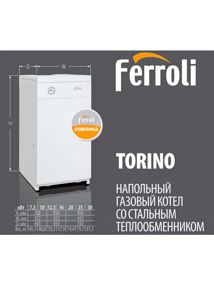 Котёл Ferroli 10 Torino