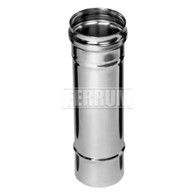 Дымоход ø125х0,5х1,0 м (Ferum)